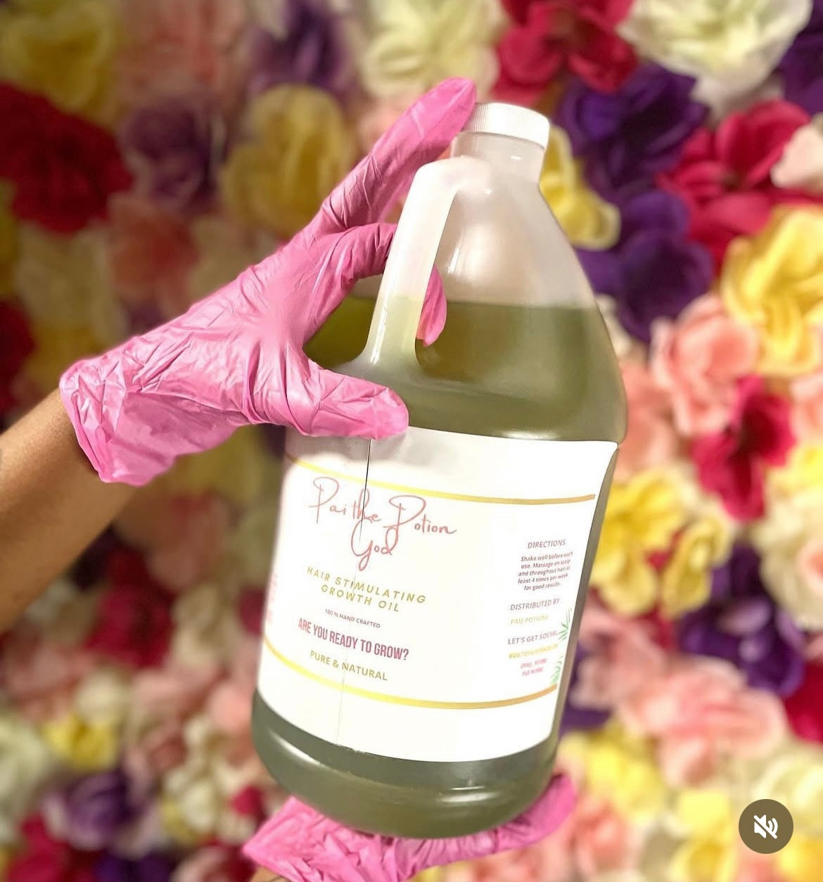 1 Gallon Hair Growth Oil Refill – Bulk Natural Oil for Scalp, Edges & Hair Growth