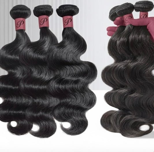 Unprocessed Cambodian Raw Human Hair Bundle DEAL - BODYWAVE OR STRAIGHT